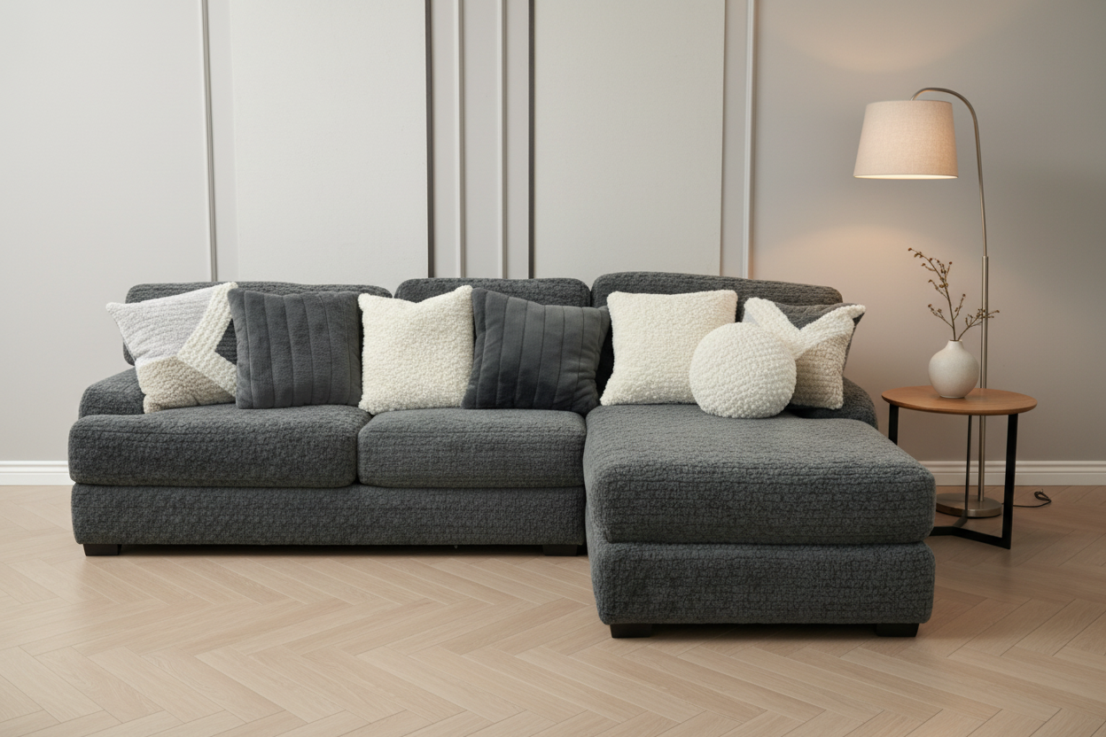 Loveseat & Chaise 2PC Sectional Set