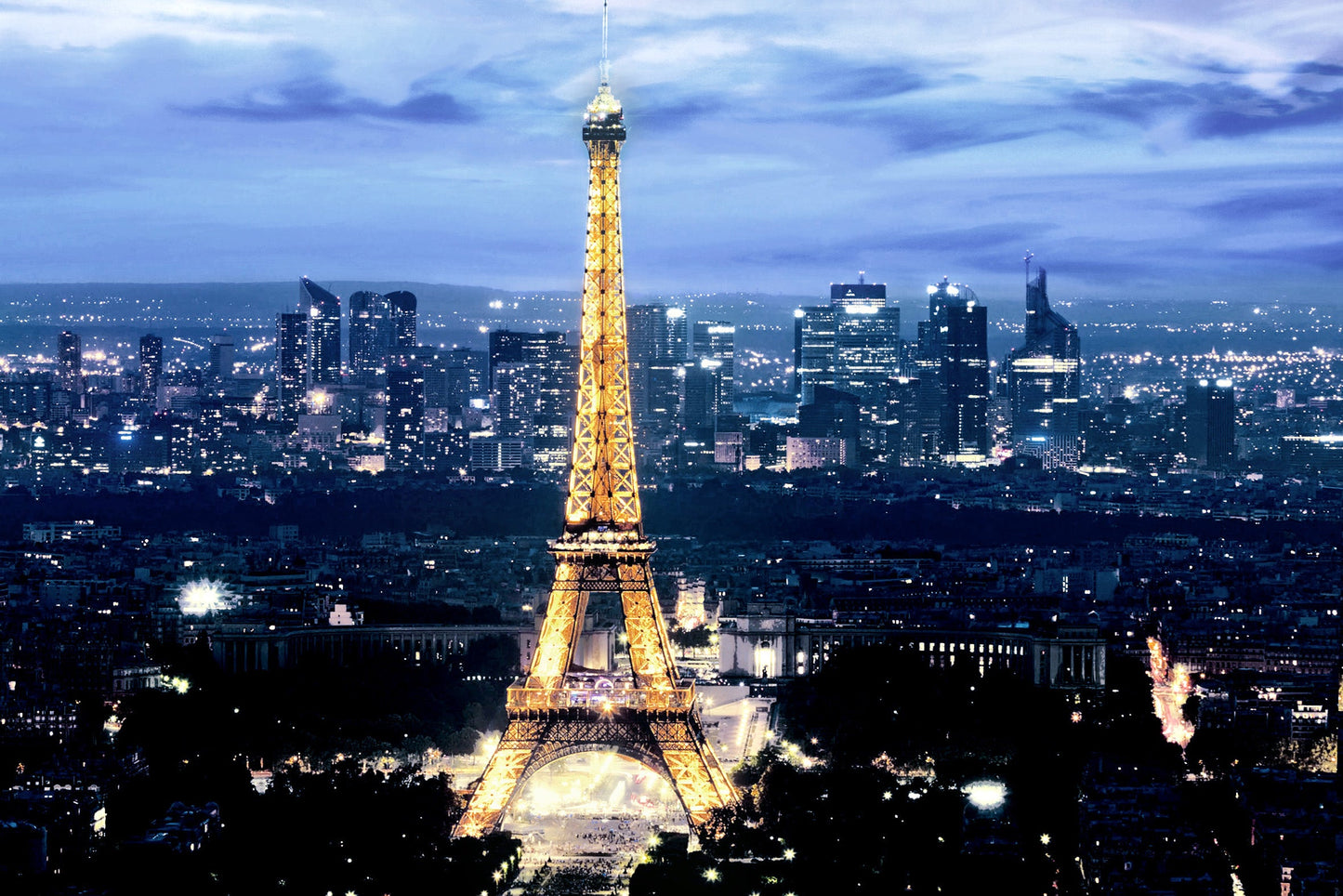 ''Paris at Night'' Tempered Glass