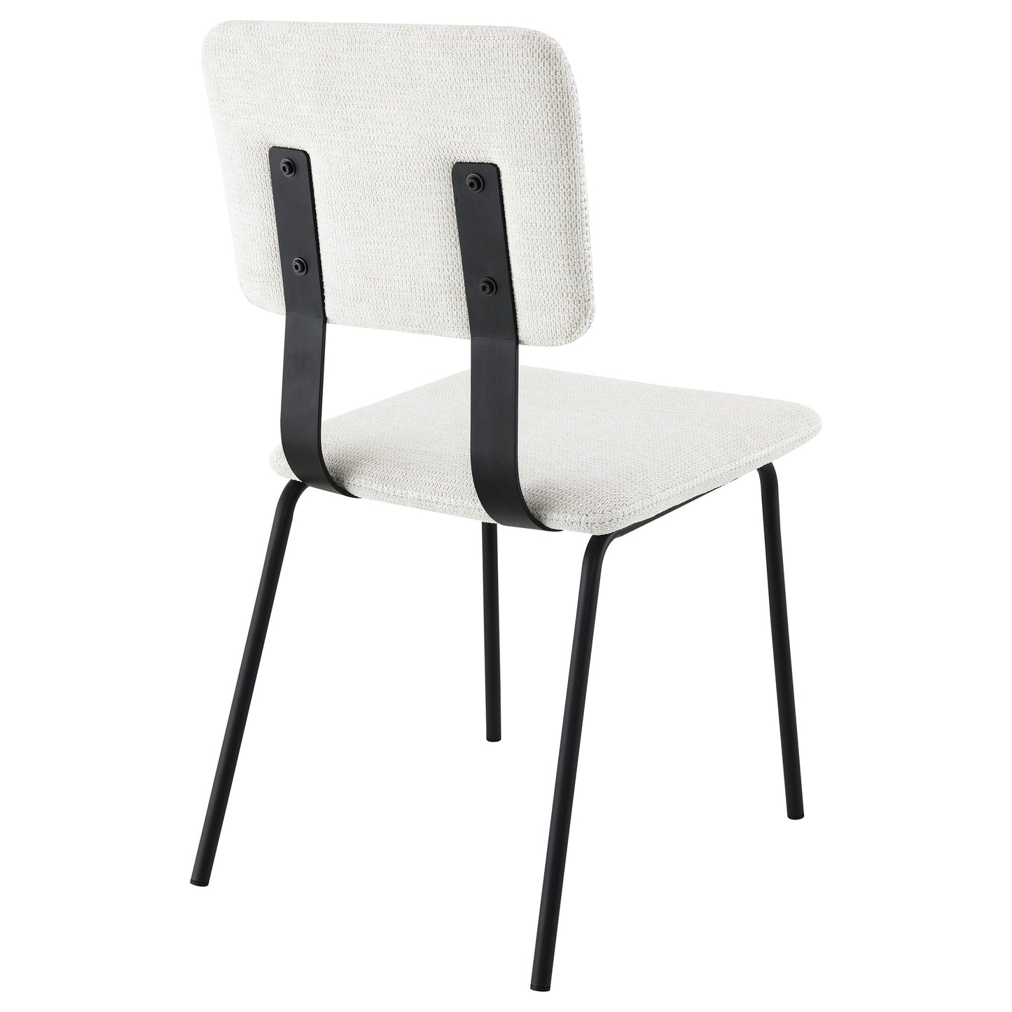 Calla Fabric Upholstered Dining Side Chair Grey (Set of 2)
