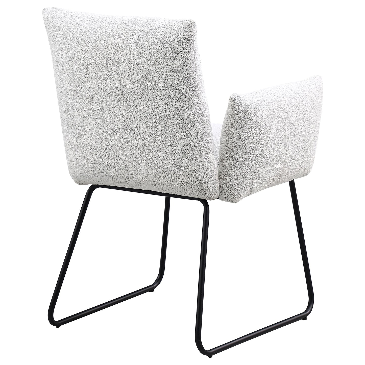 Silla de comedor tapizada Ackland gris claro (juego de 2)