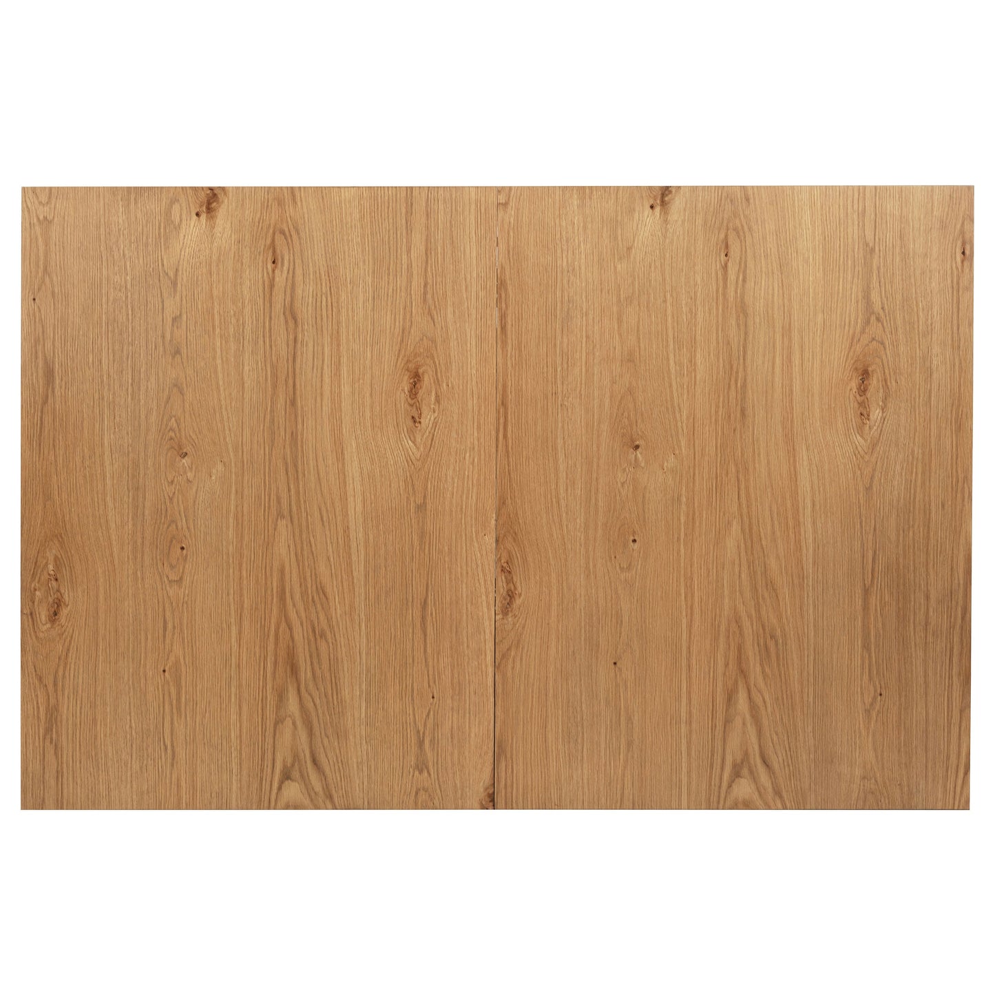 Mesa de comedor extensible Middleton de 106 pulgadas, color marrón natural