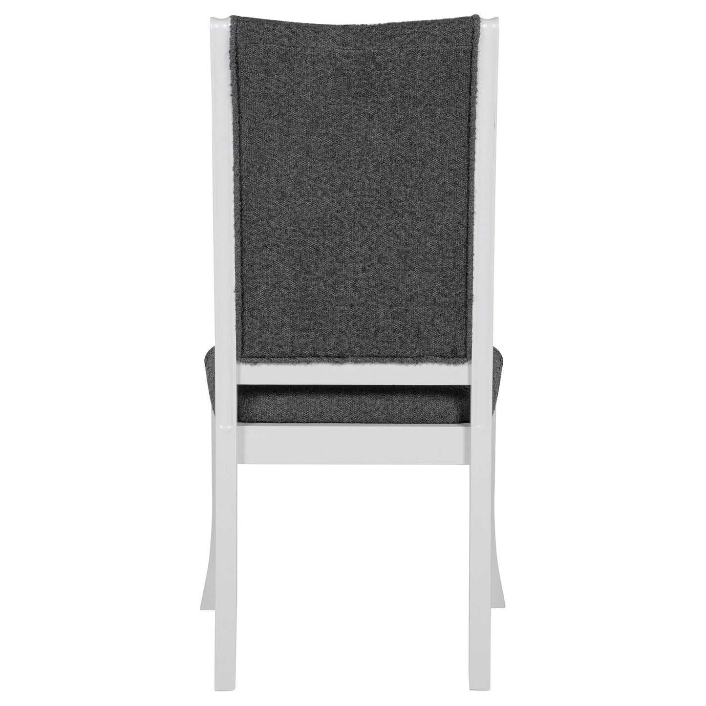 Silla de comedor tapizada Judd en blanco perla (juego de 2)
