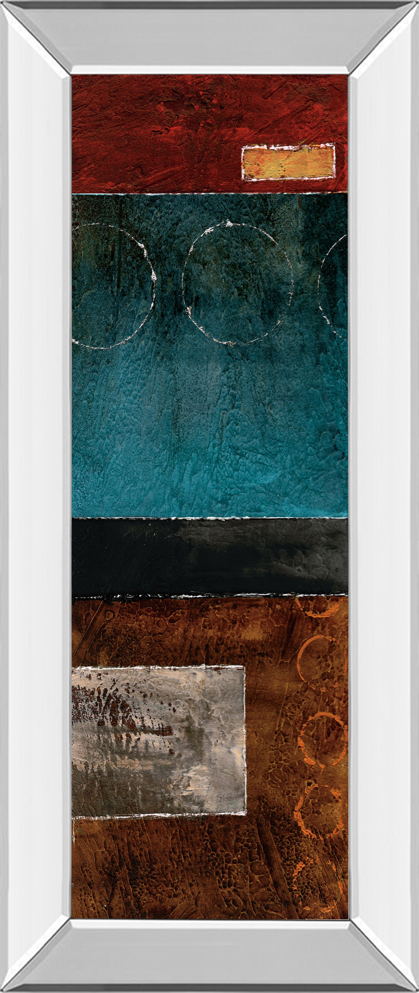Mirrored Frame Linear I By W.Blake