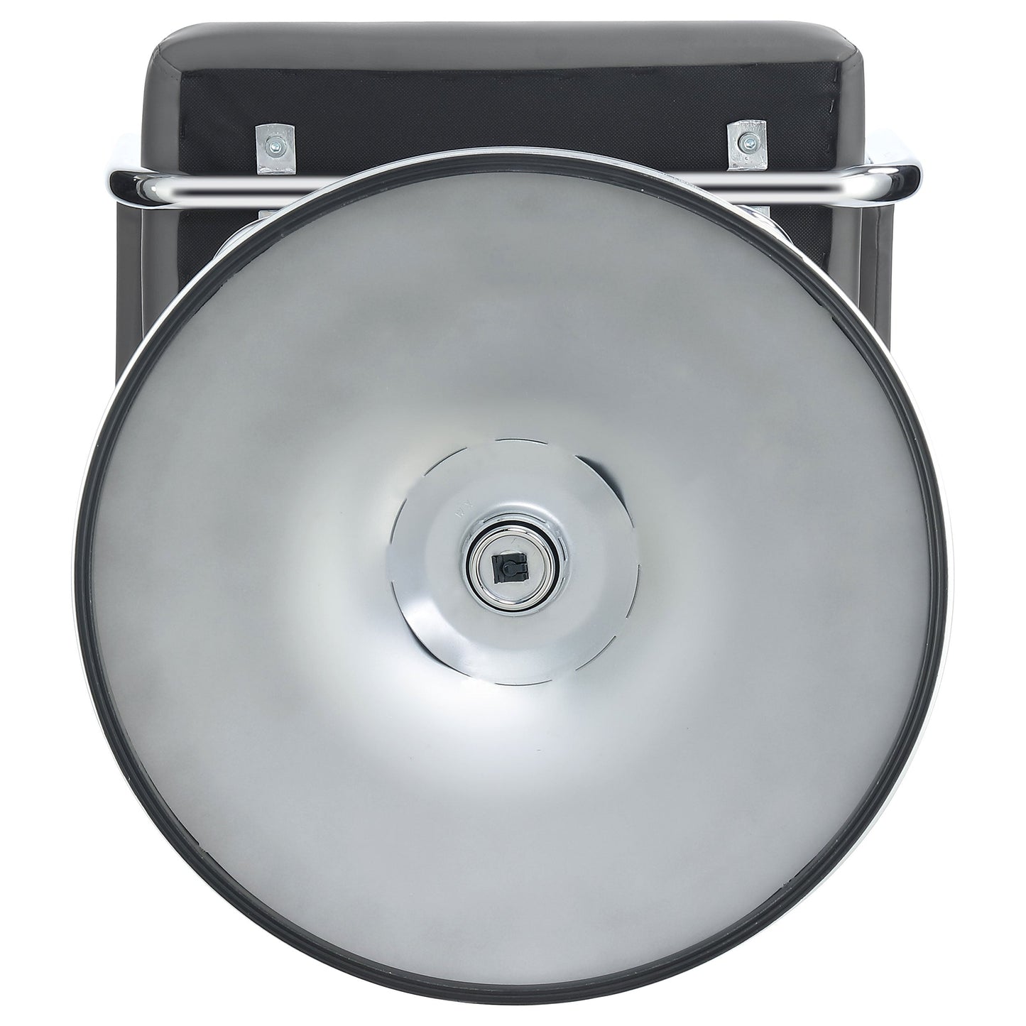 Palomar Adjustable Height Bar Stool Black / White and Chrome