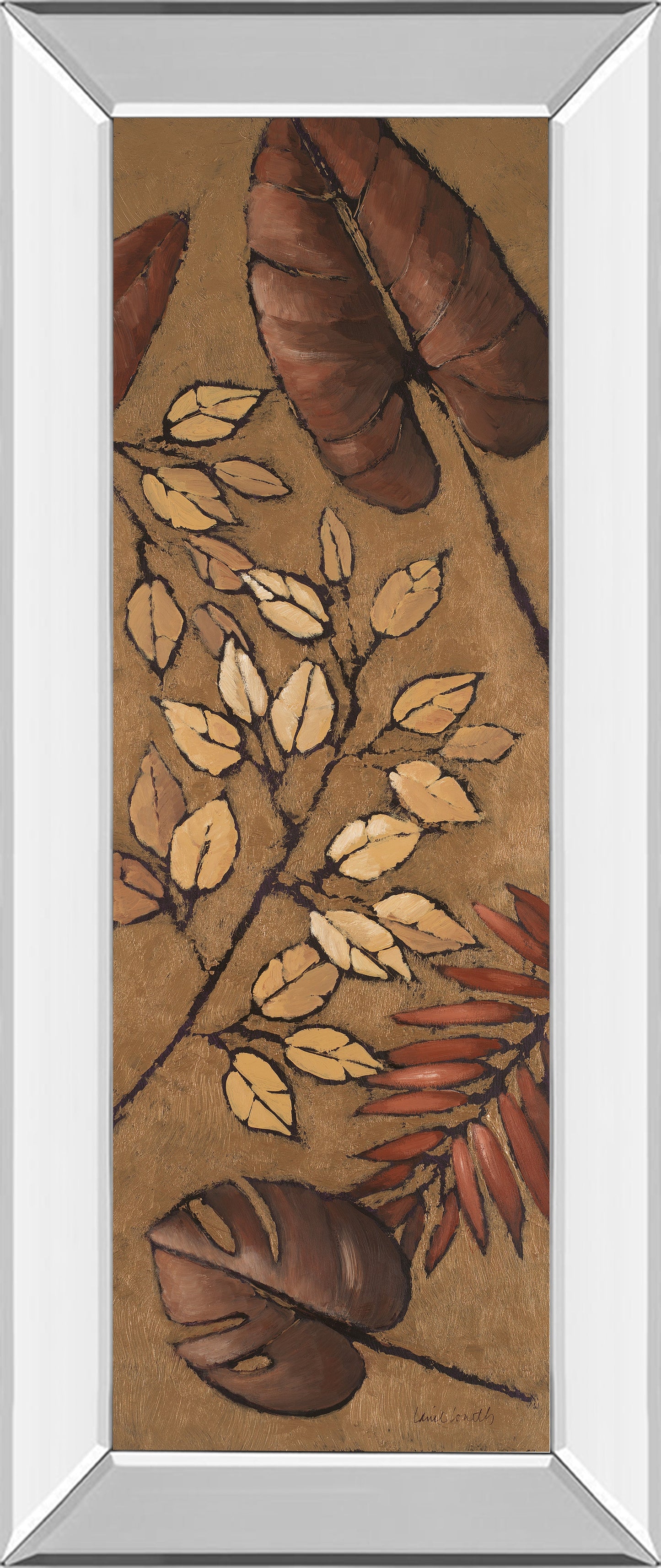 Mirrored Frame Indian Summer III By Lanie Loreth