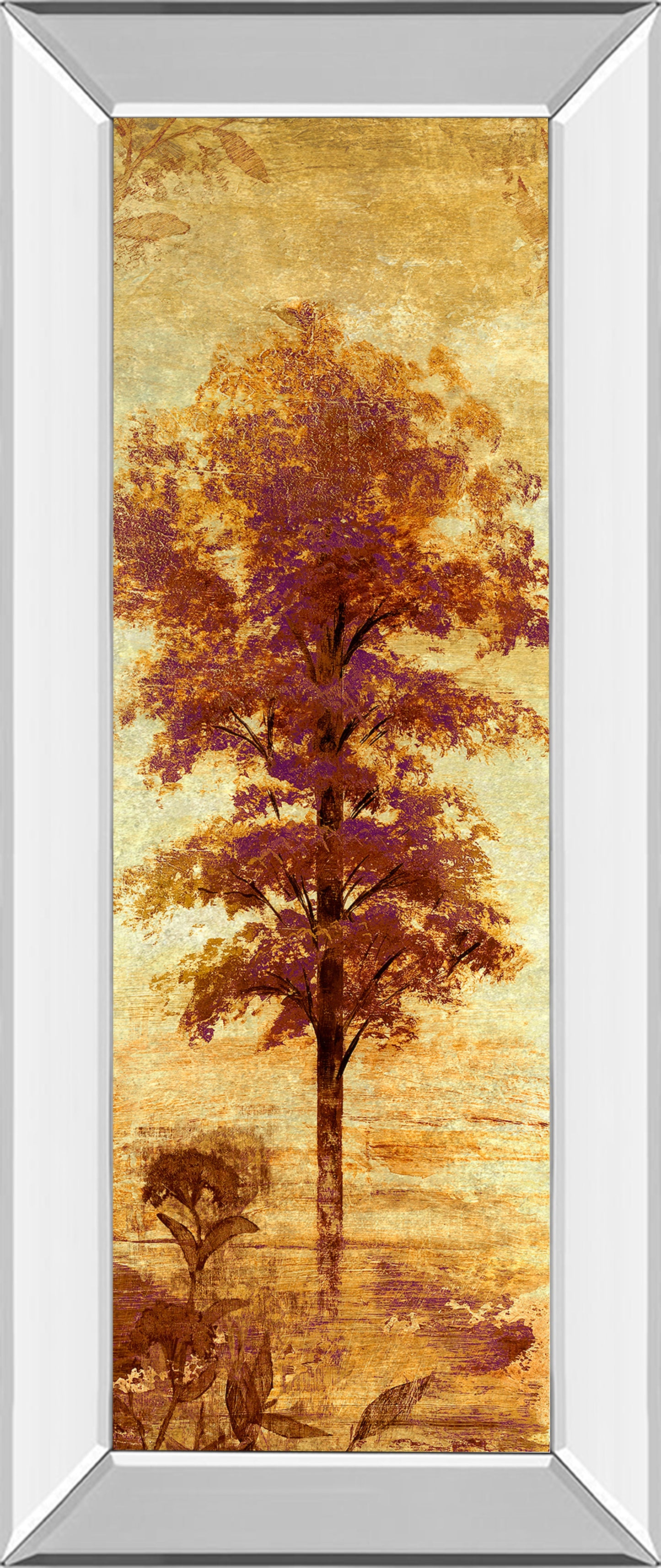Mirrored Frame Early Autumn Chill I By Micheal Marcon
