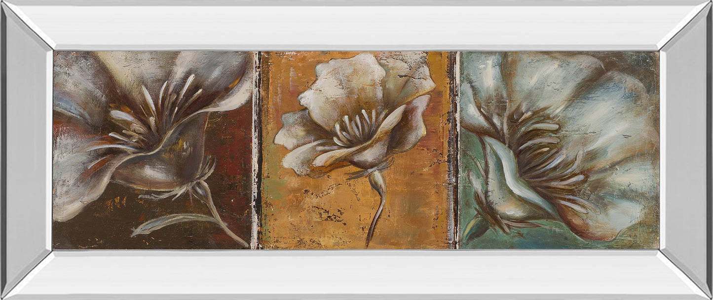 Mirrored Frame The Three Poppies I By Patricia Pinto