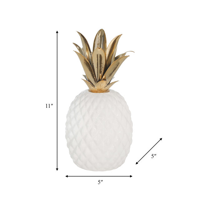 Piña blanca de 11"