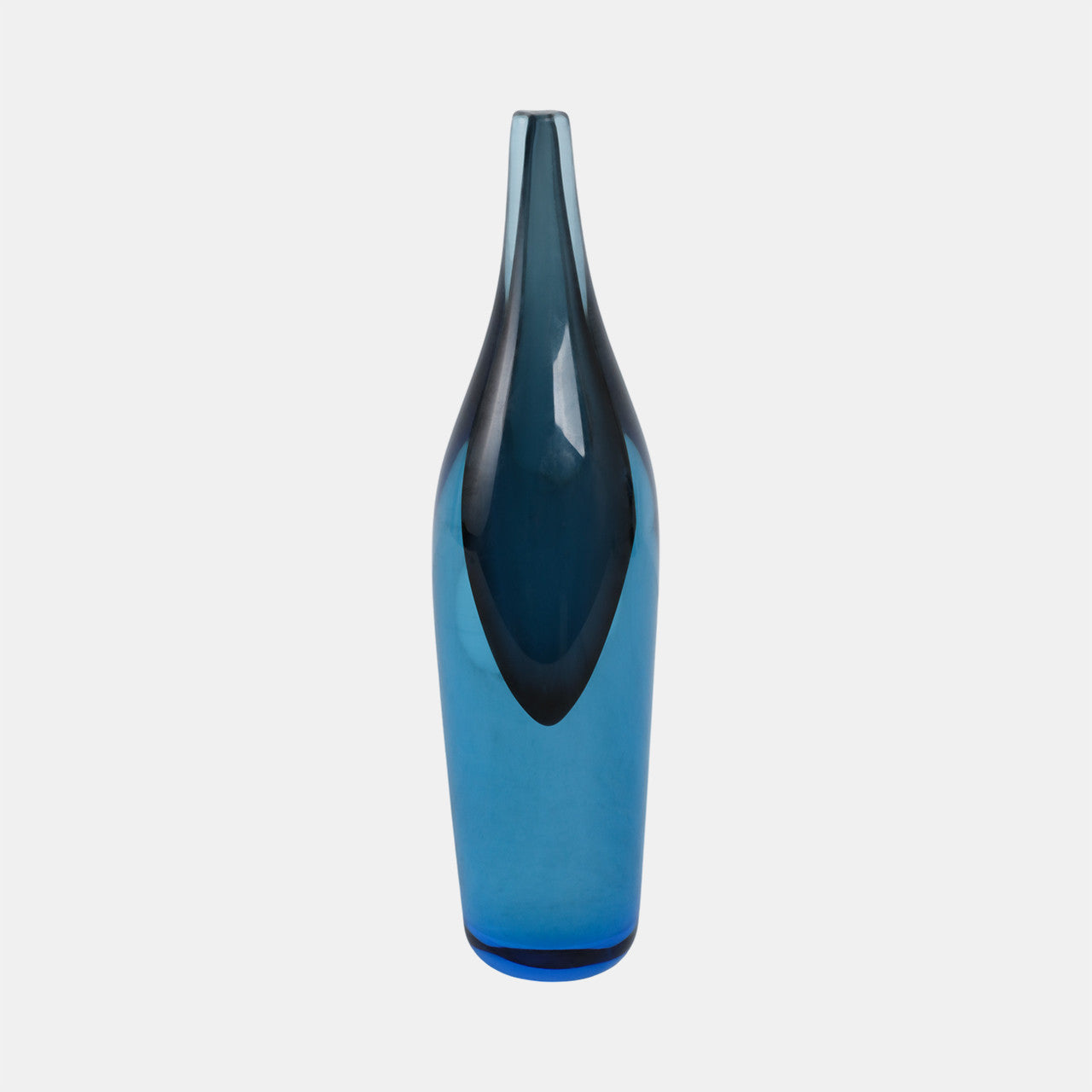 Glass 14" Decor in Blue