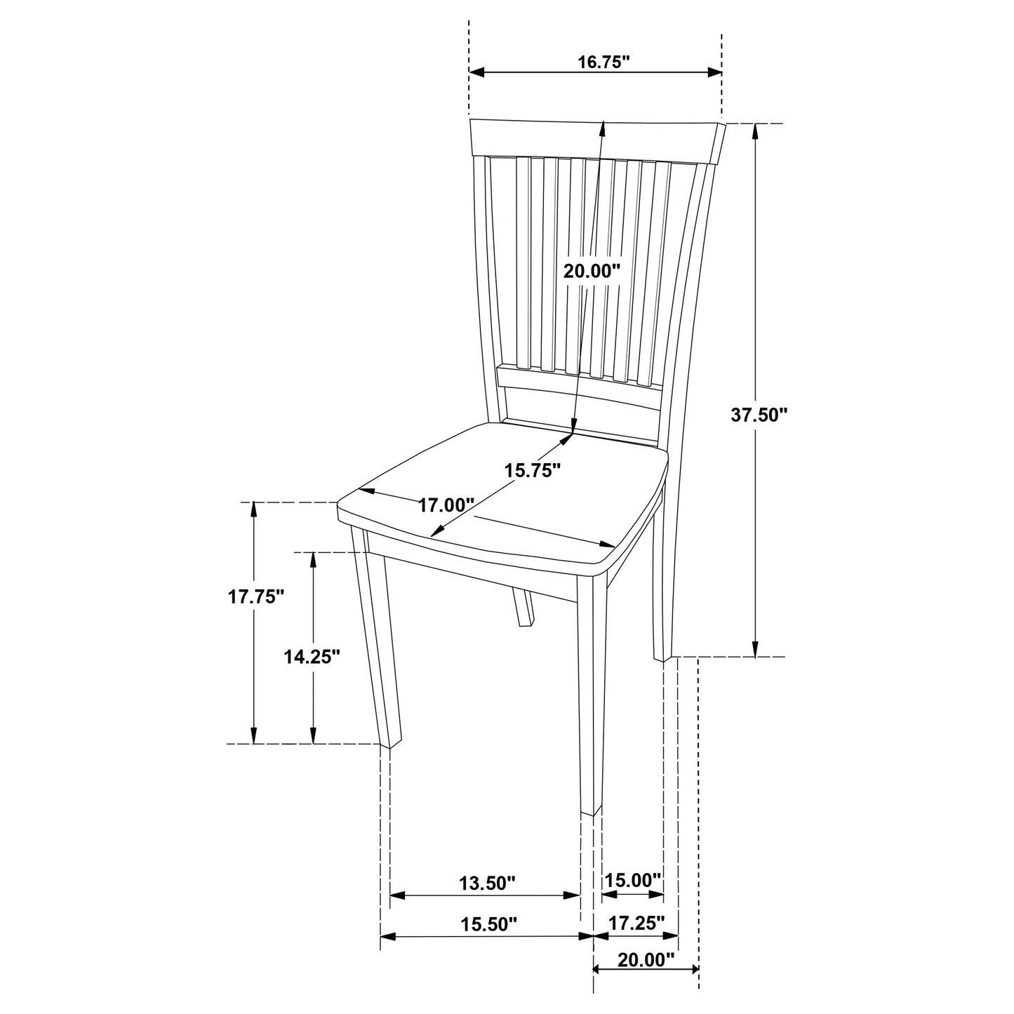 Juego de mesa de comedor rectangular Gomez Cappuccino