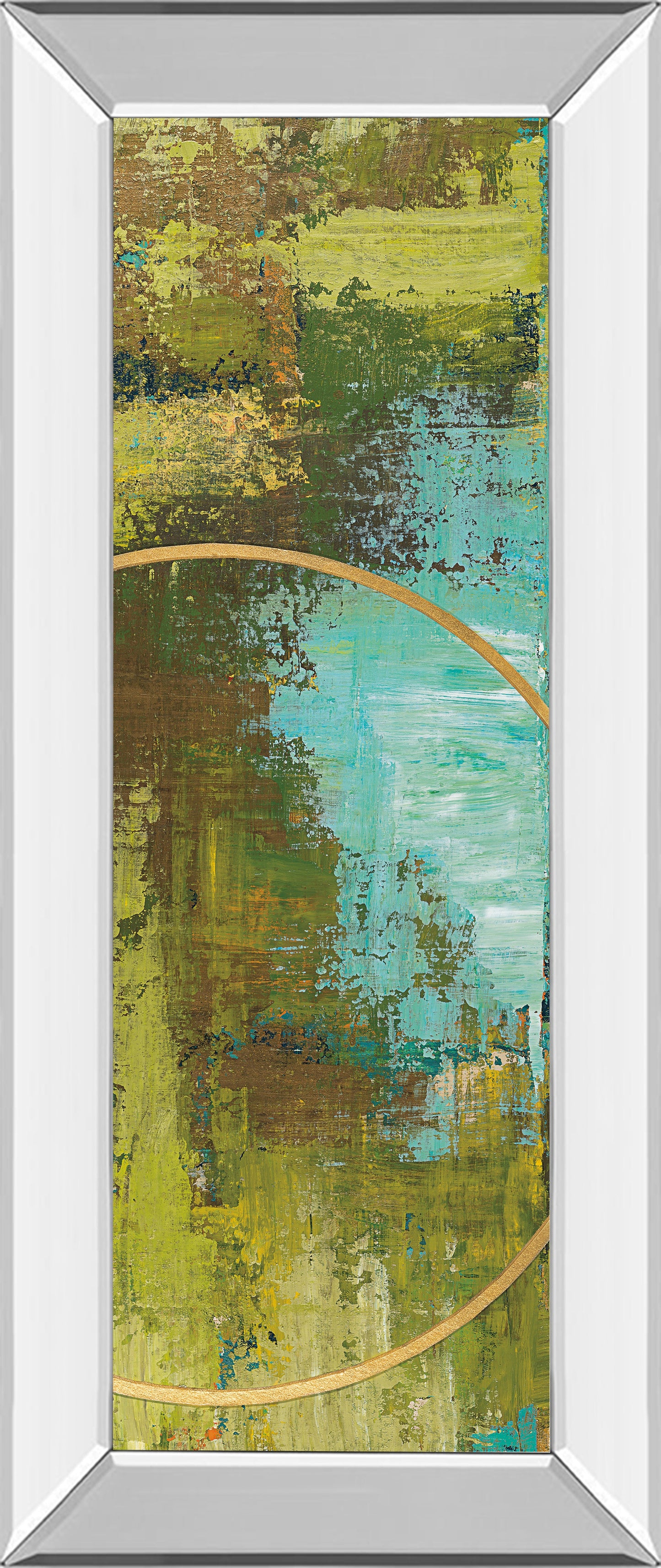 Mirrored Frame Aller Chartreuse By Patrick St. Germain