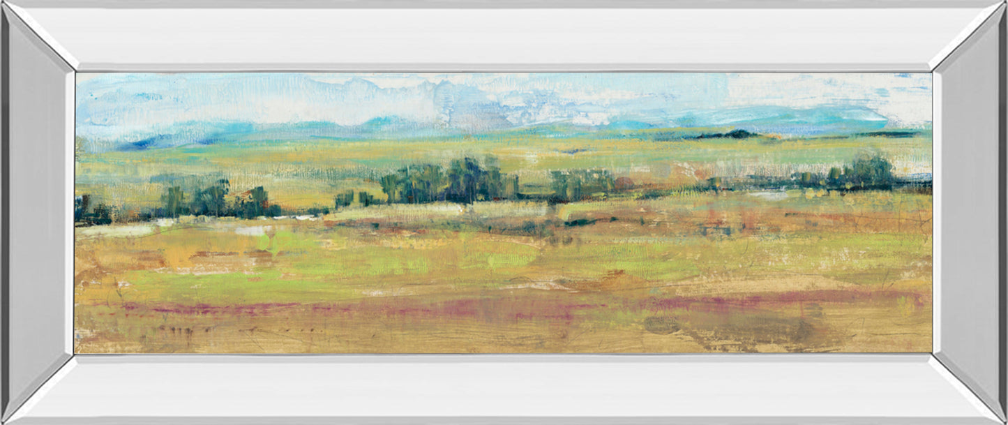 Mirrored Frame Distant Treeline Panel II By Tim Otoole