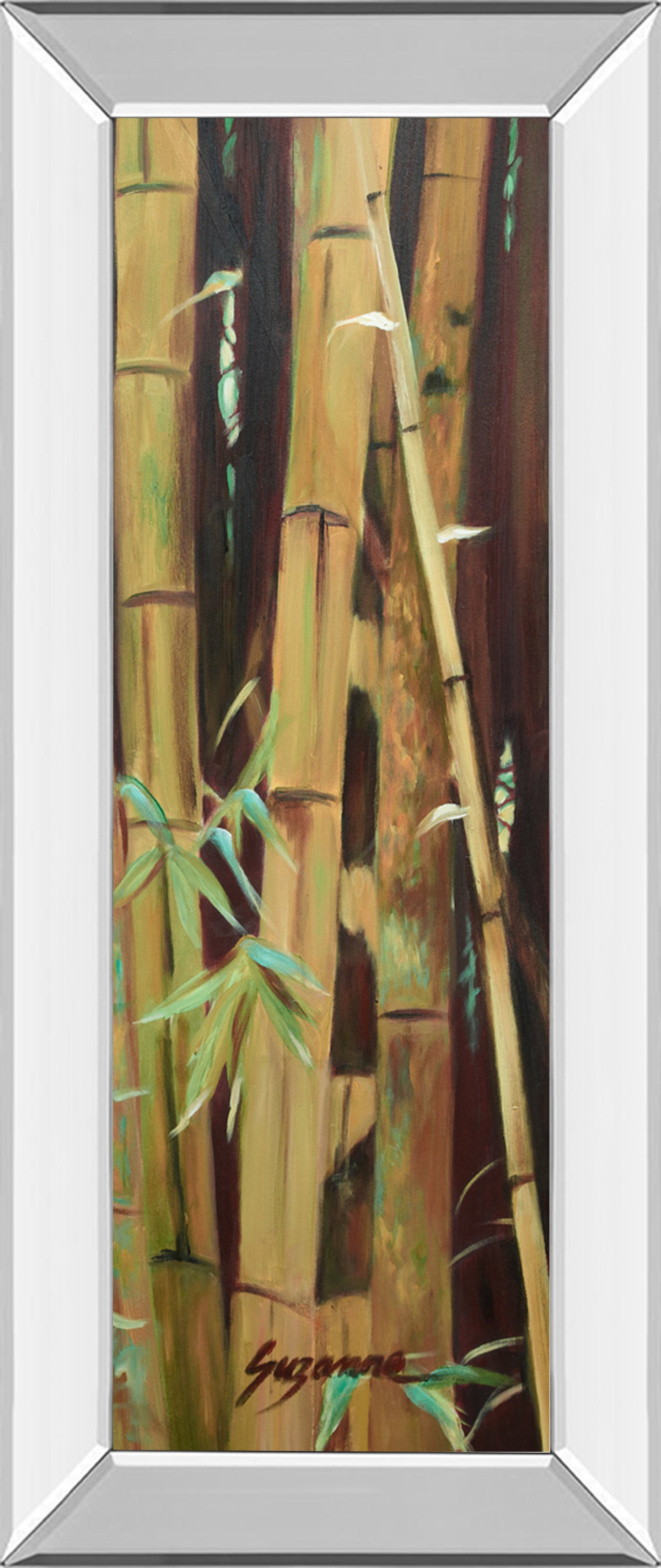 Mirrored Frame Bamboo Finale II By Suzanne Wilkins