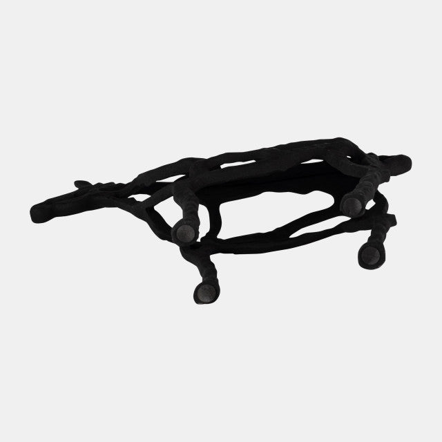 Escultura de ilusión de 14 caballos de metal