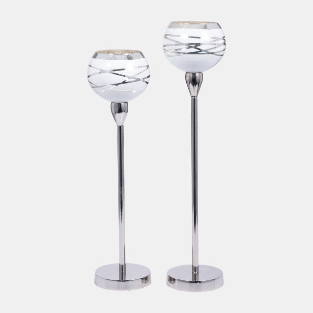 Portavotivas de vidrio con soporte