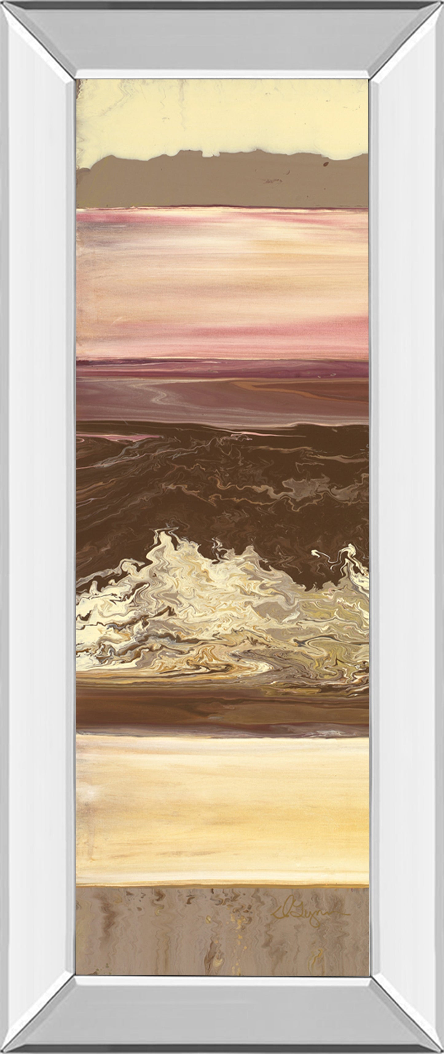 Mirrored Frame Down Under I By Dlynn Roll