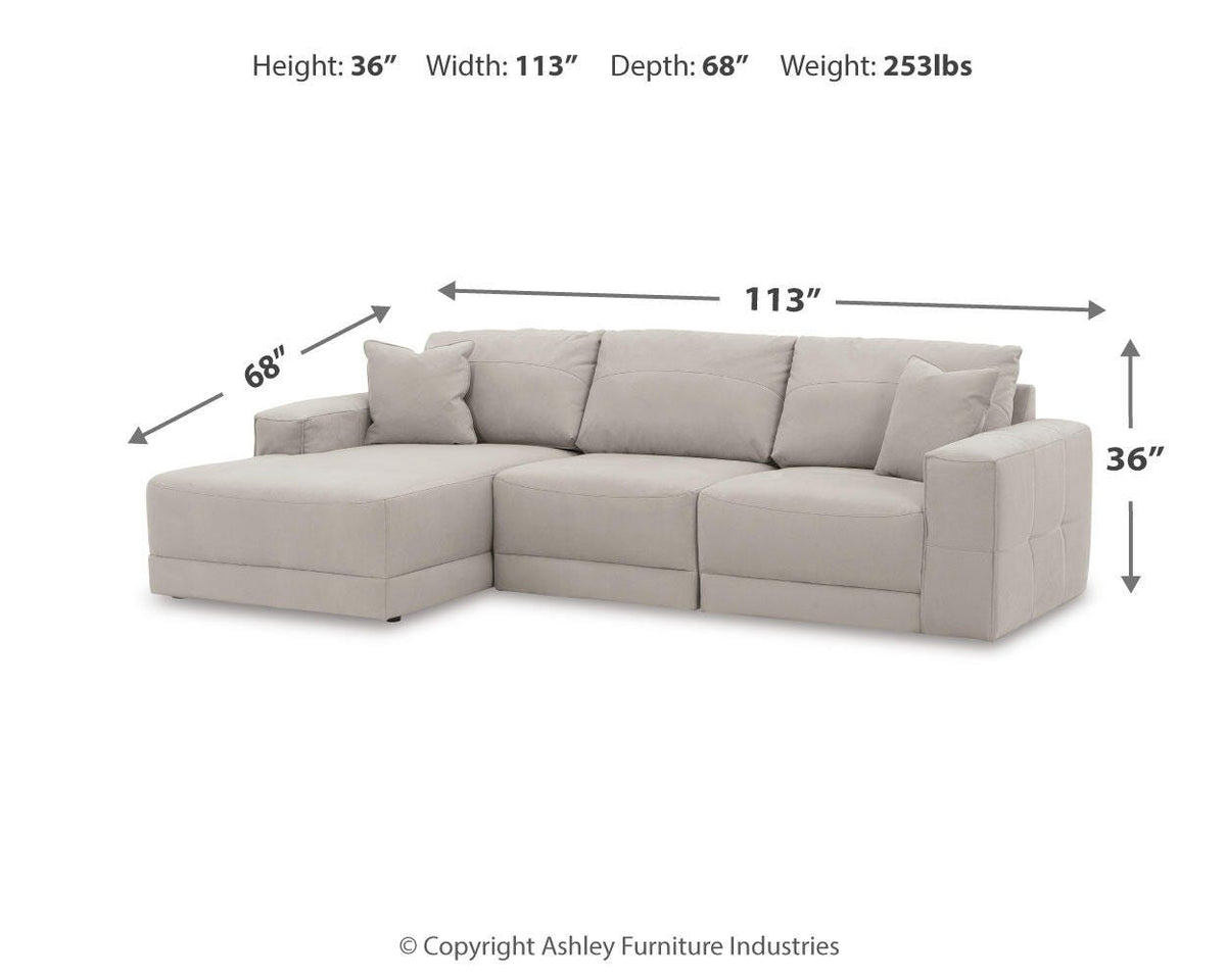 Next-Gen Gaucho 3-Piece Sectional Sofa with Chaise