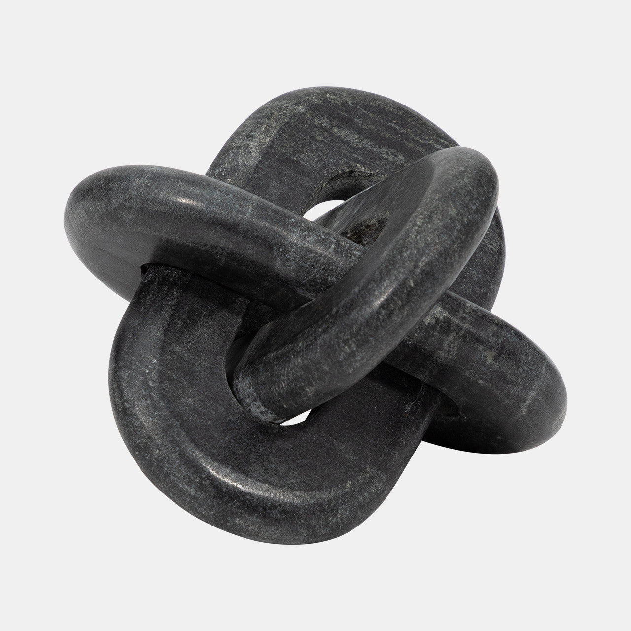 Marble, 6" Knot Decor, Grey