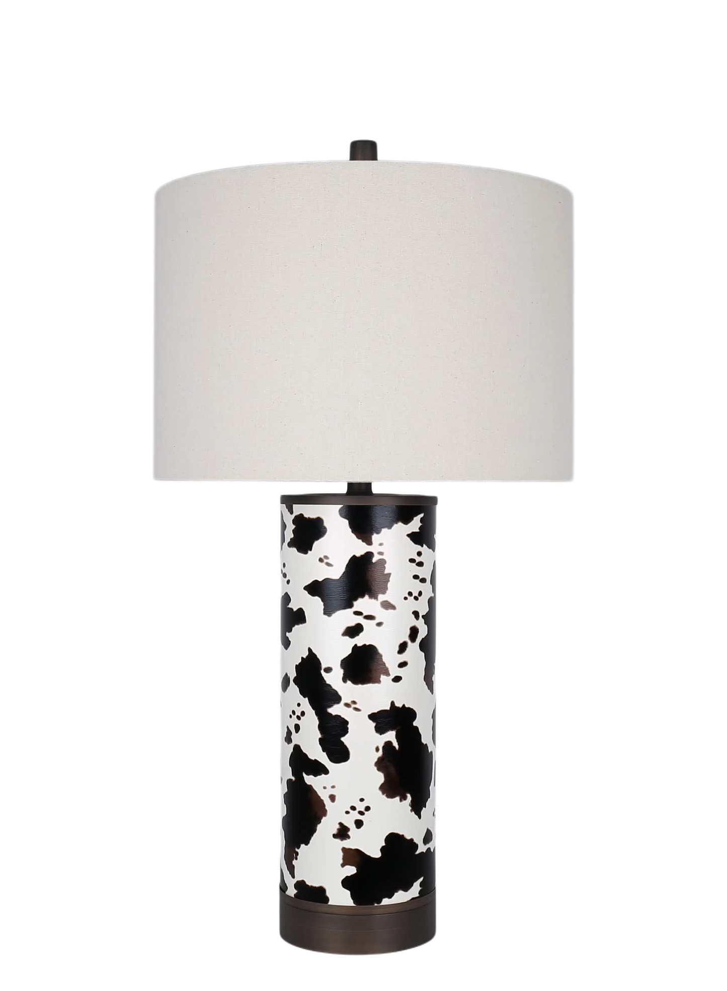 Painted Plains PU Leather & Metal Table Lamp (Case Pack 2)