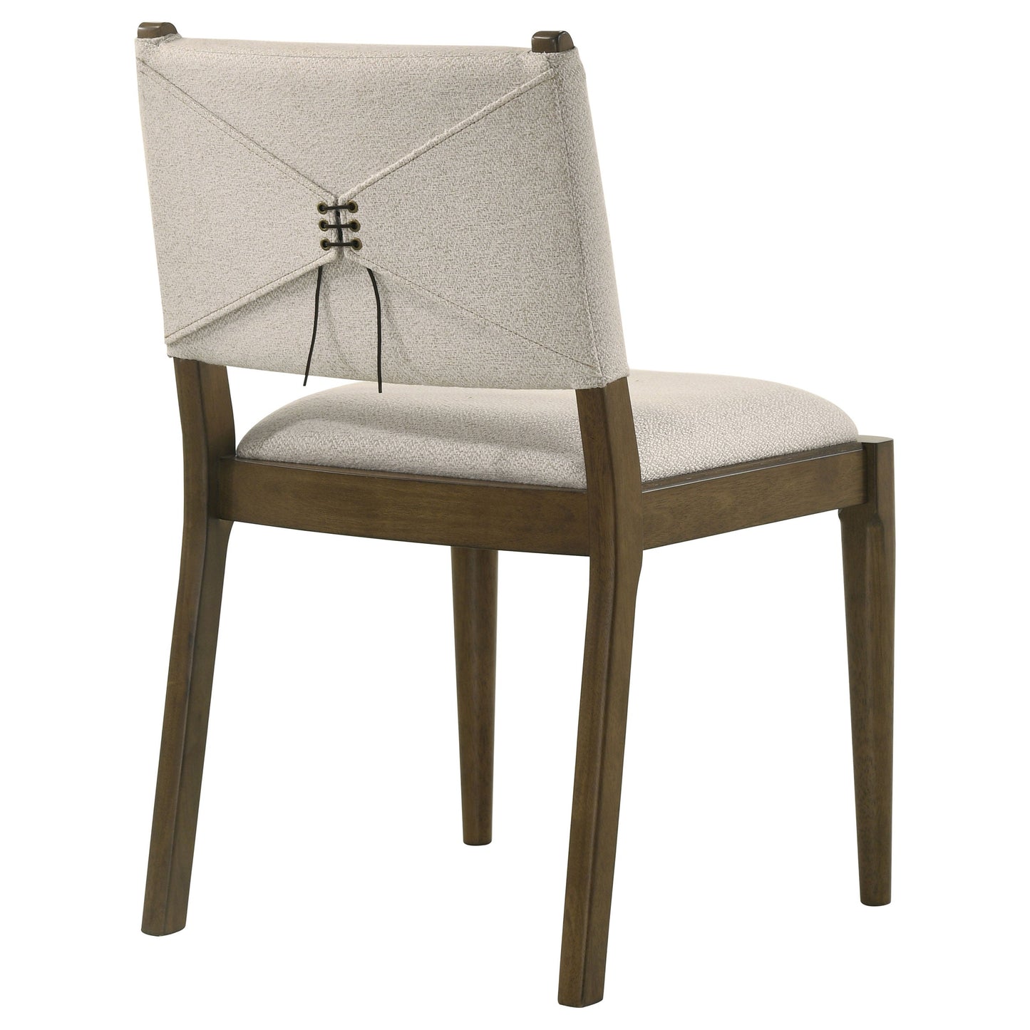 Silla de comedor tapizada Ottowa marrón (juego de 2)