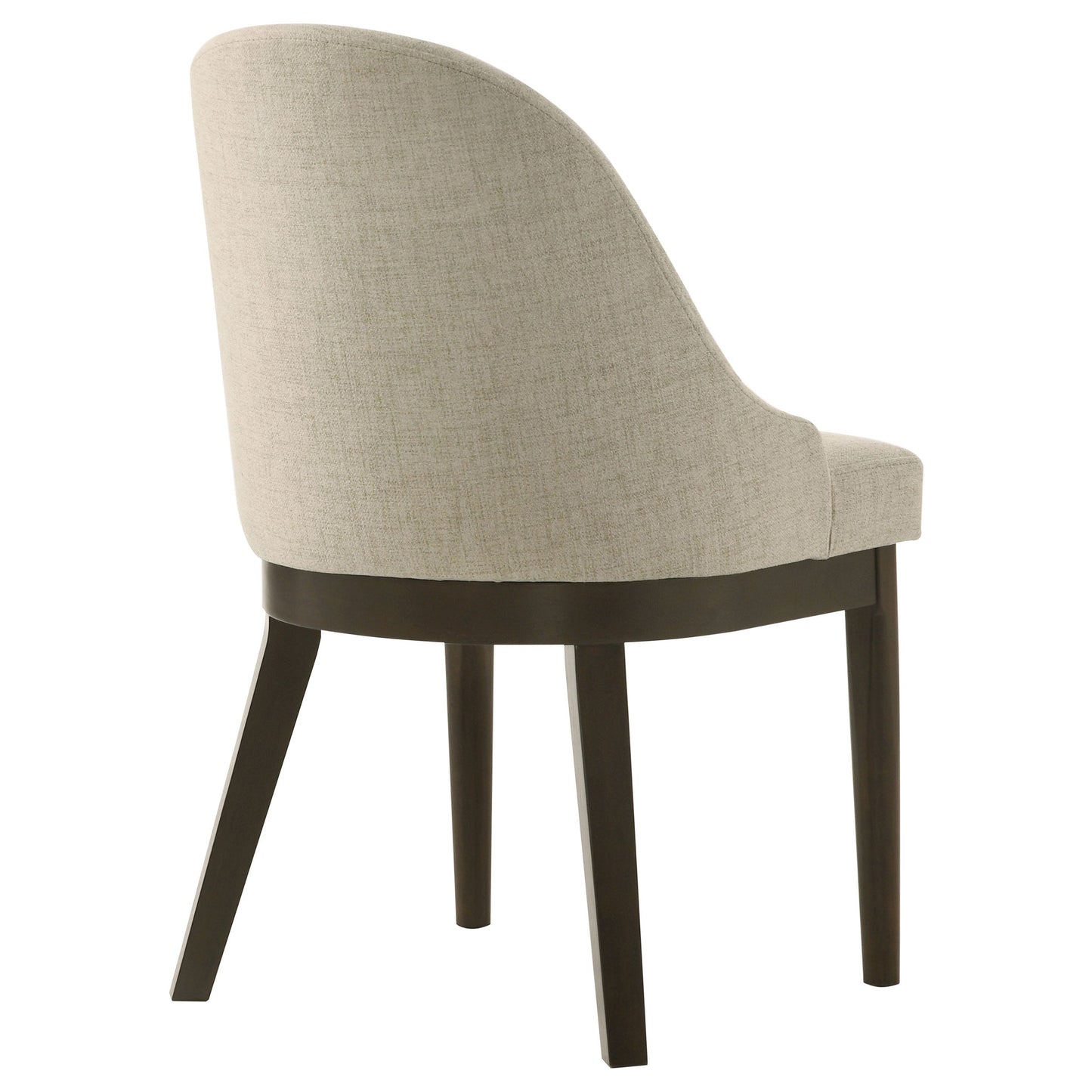 Reseda Beige Upholstered Dining Chairs Set of Two