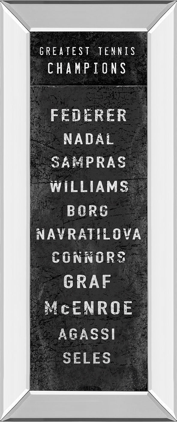 The Greatest Tennis Champions By The Vintage Collection