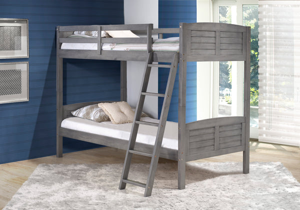 Louver Twin over Twin Bunkbed