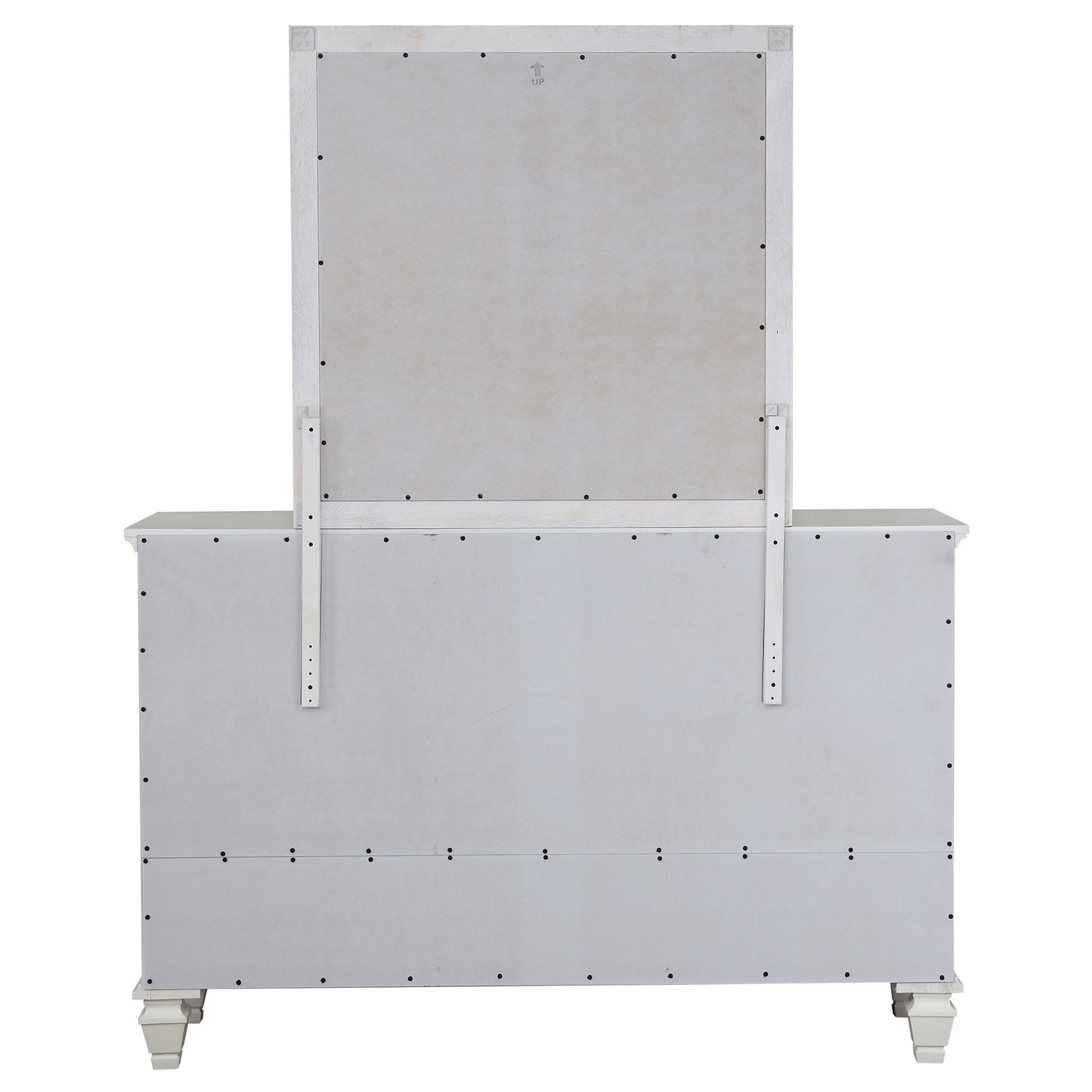 Sandy Beach 11-drawer Dresser Cream White