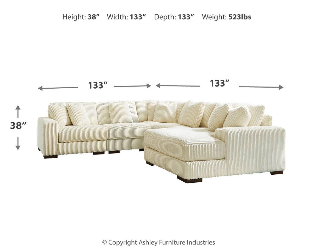 Lindyn 5-Piece Sectional with Chaise