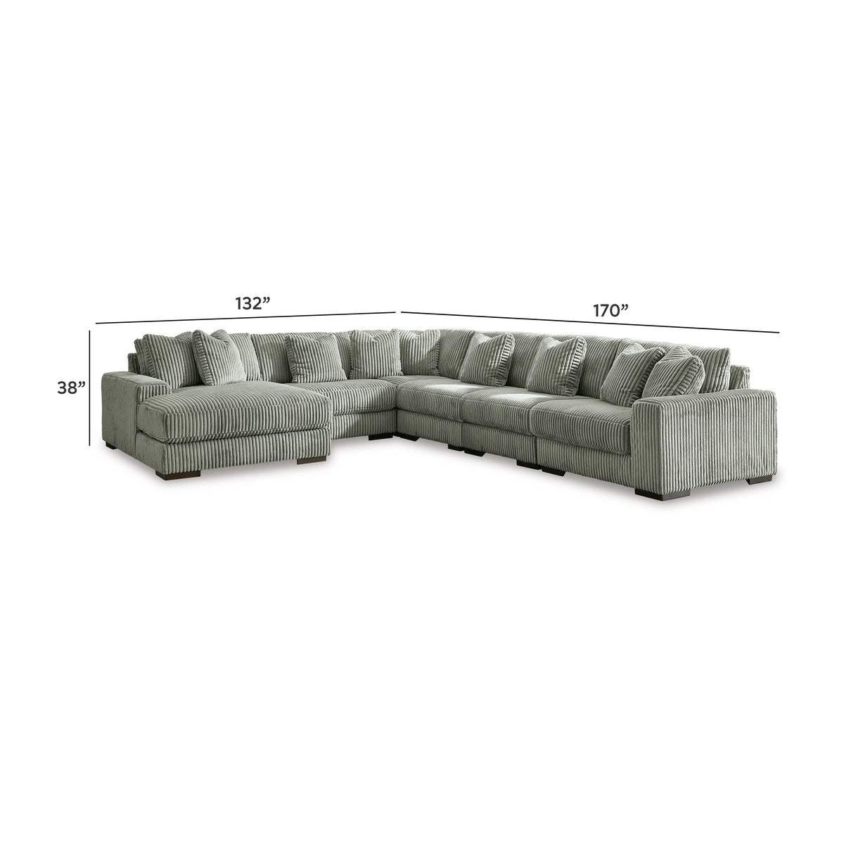Lindyn 6-Piece Sectional with Chaise