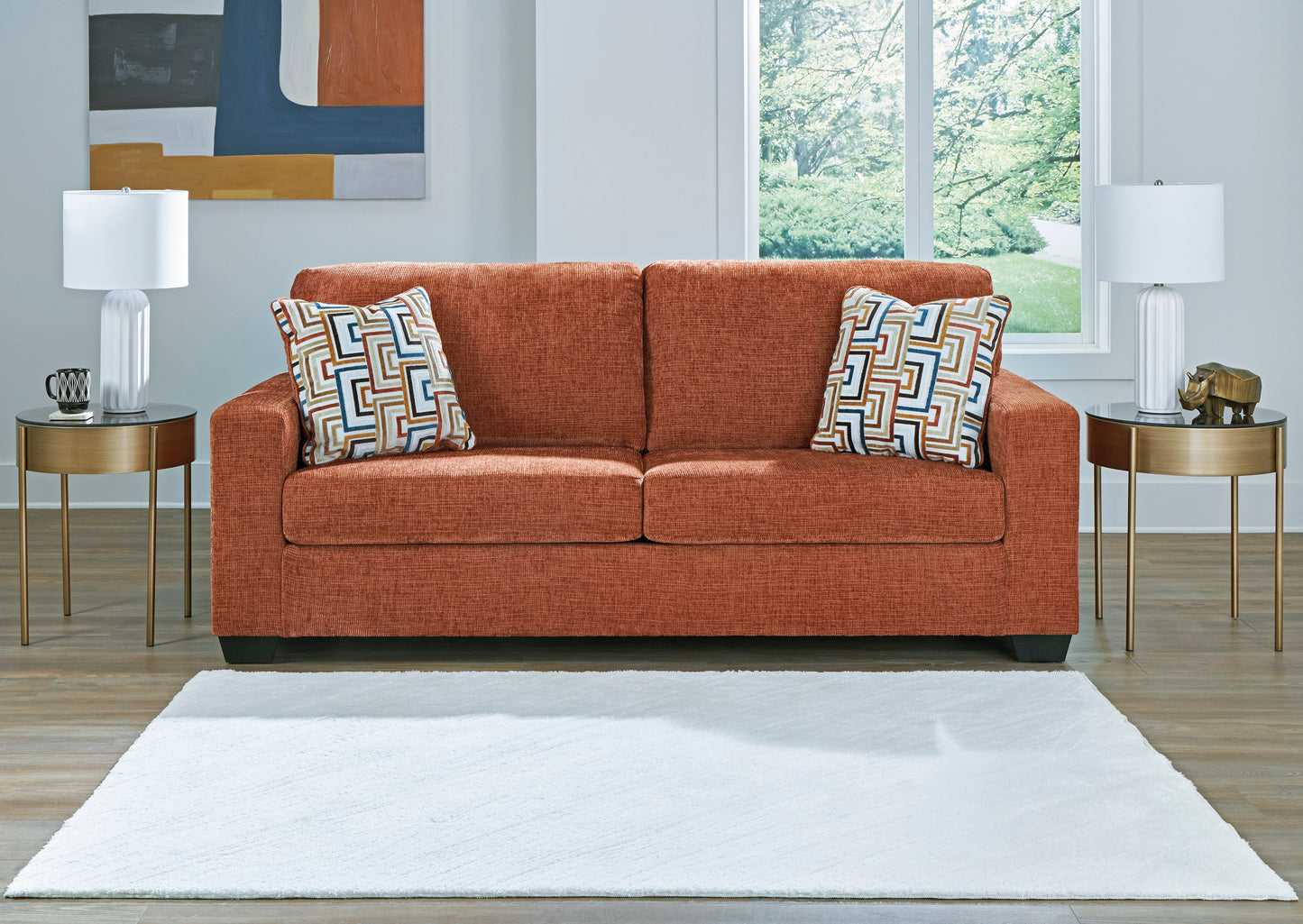 Aviemore Queen Sofa Sleeper Spice Finish