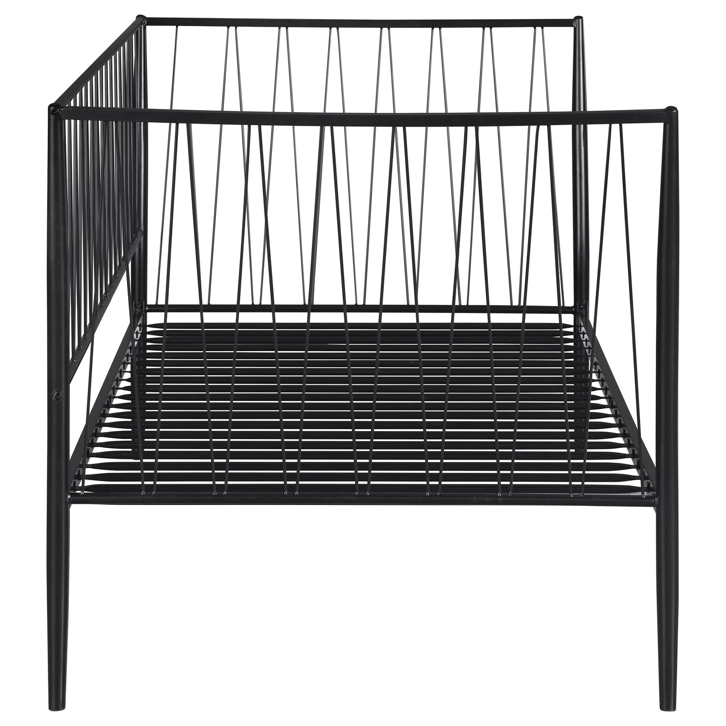 Richland Metal Daybed Bed Frame Matte Black