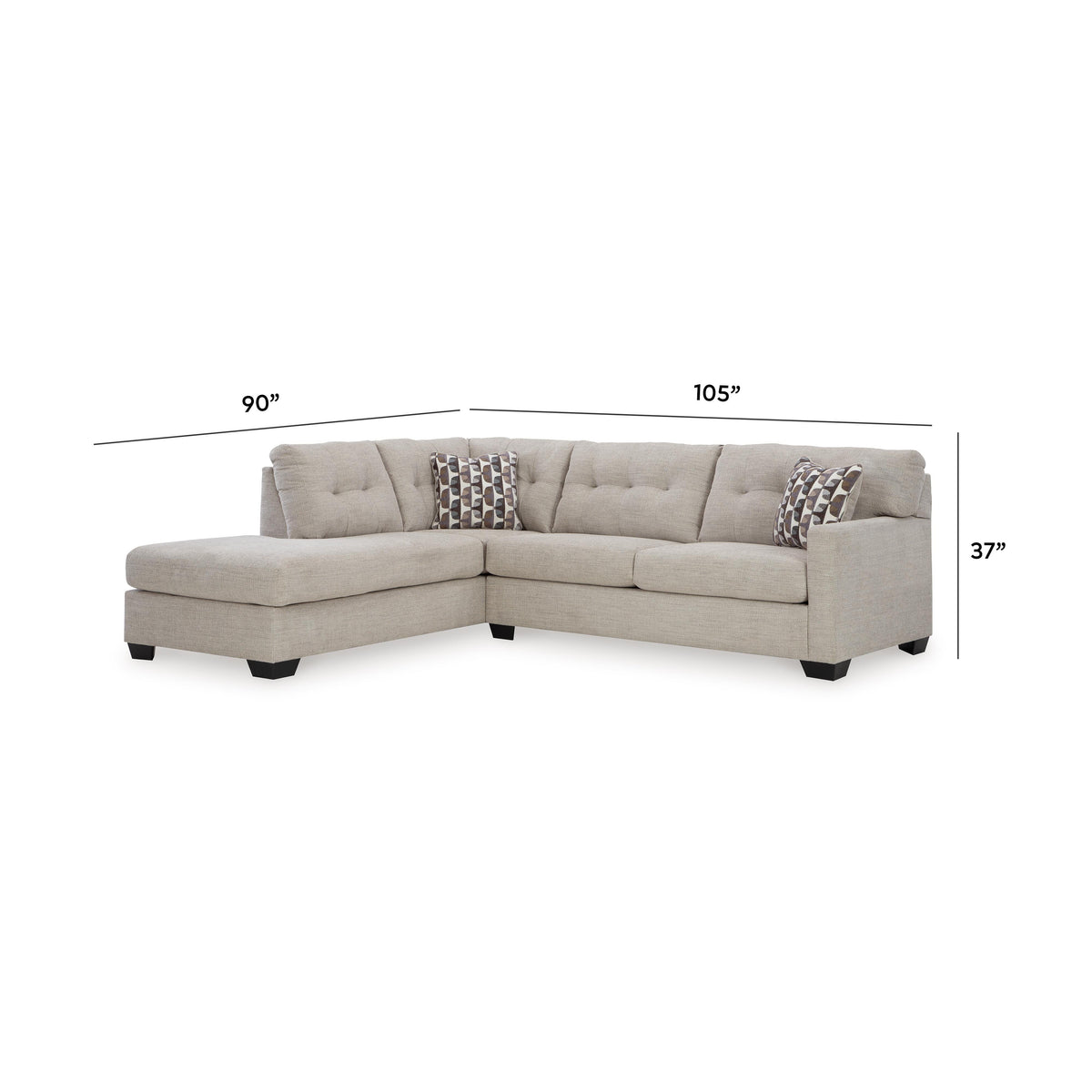 Mahoney 2-Piece Sectional with Chaise
