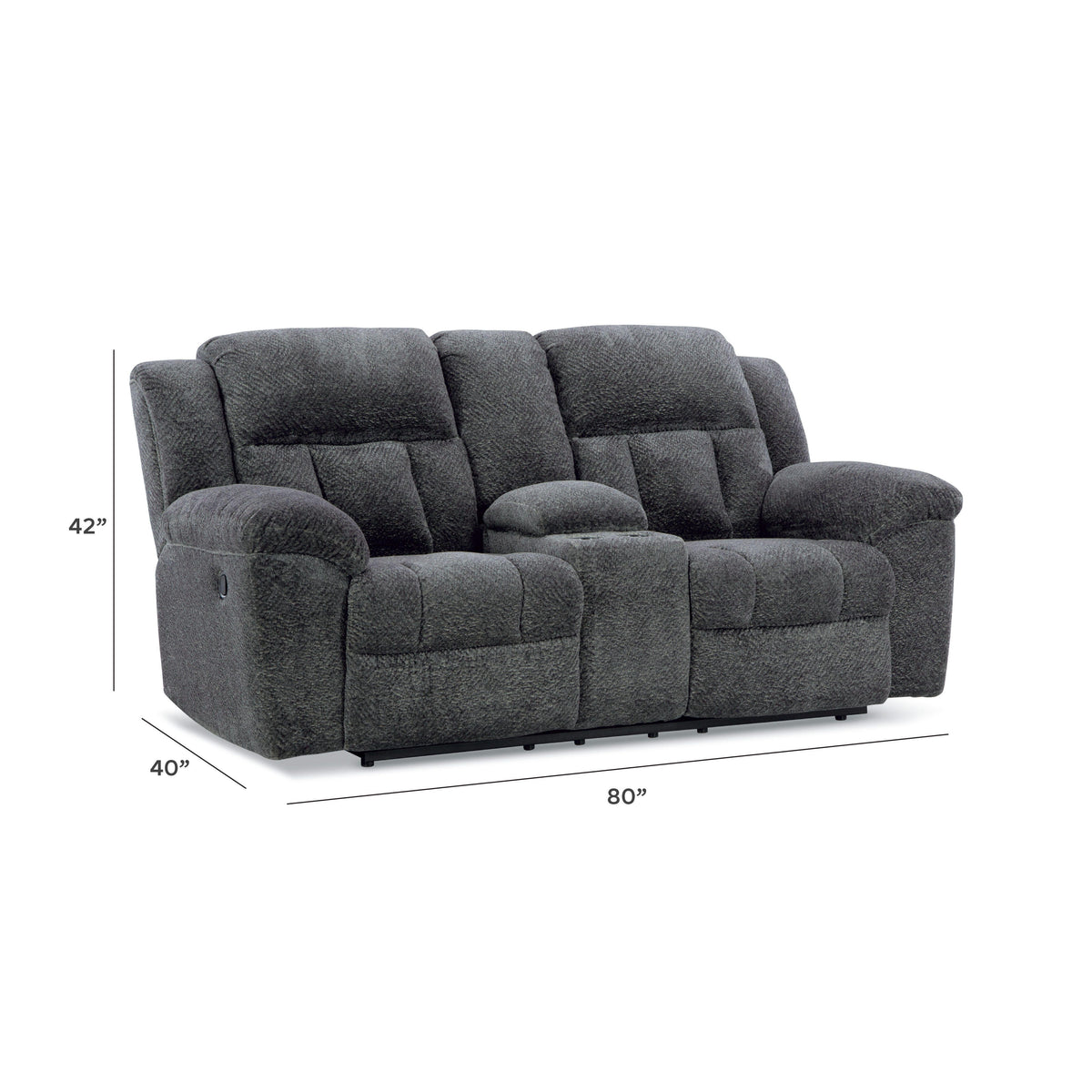 Frohn DBL Rec Loveseat w/Console
