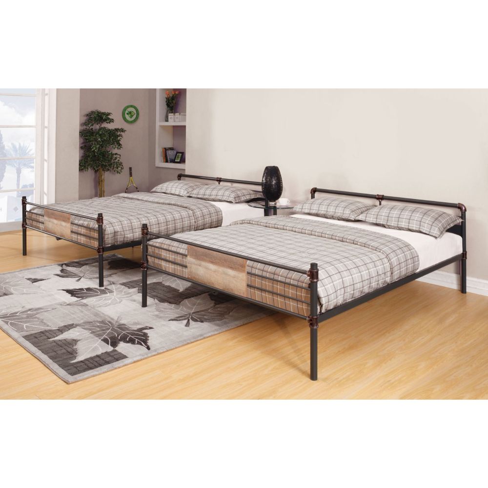 Brantley Teenager Metal Bunk Bed (Q/Q)