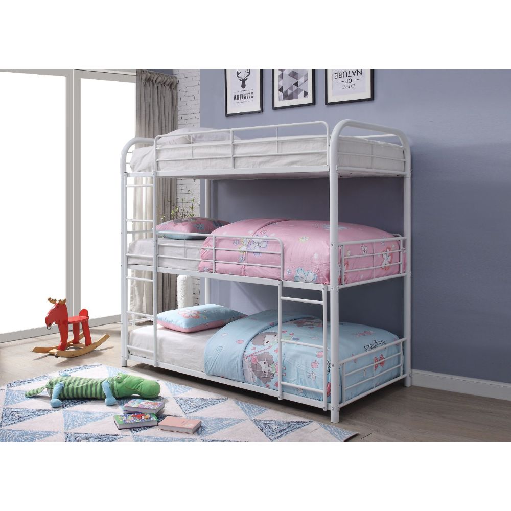 Cairo Teenager Metal Triple Bunk Bed