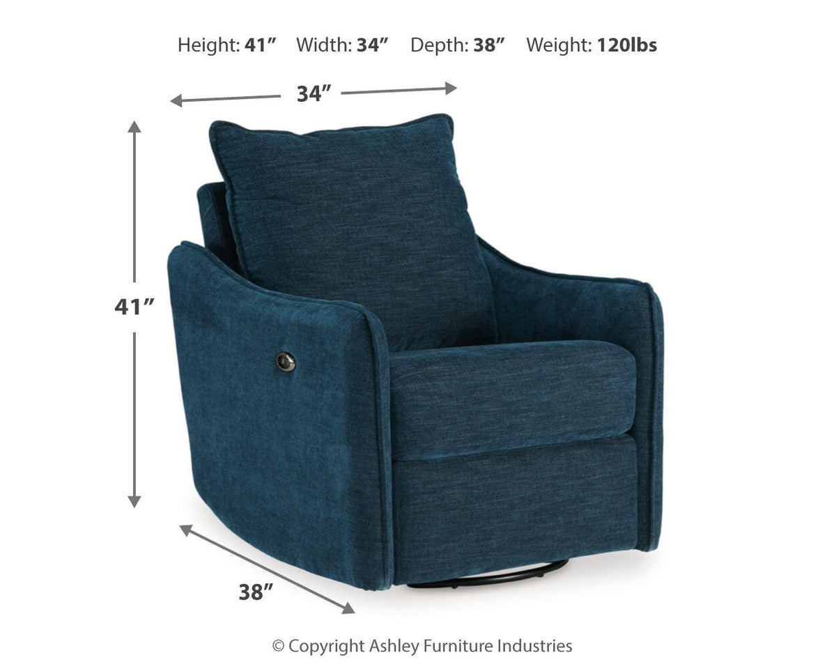 McBurg Swivel Power Recliner