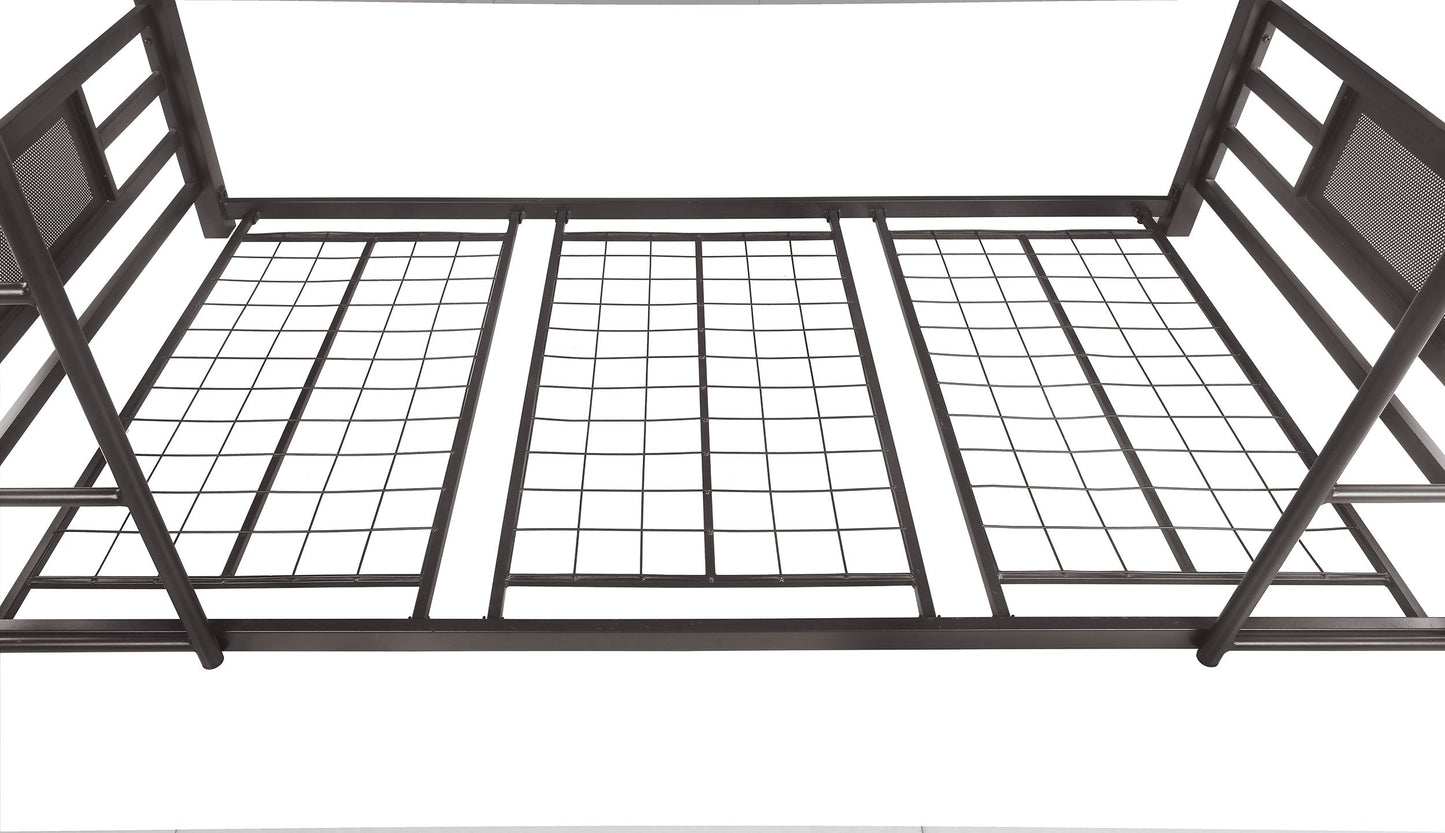 Rogen Metal Triple Bunk Bed Dark Bronze