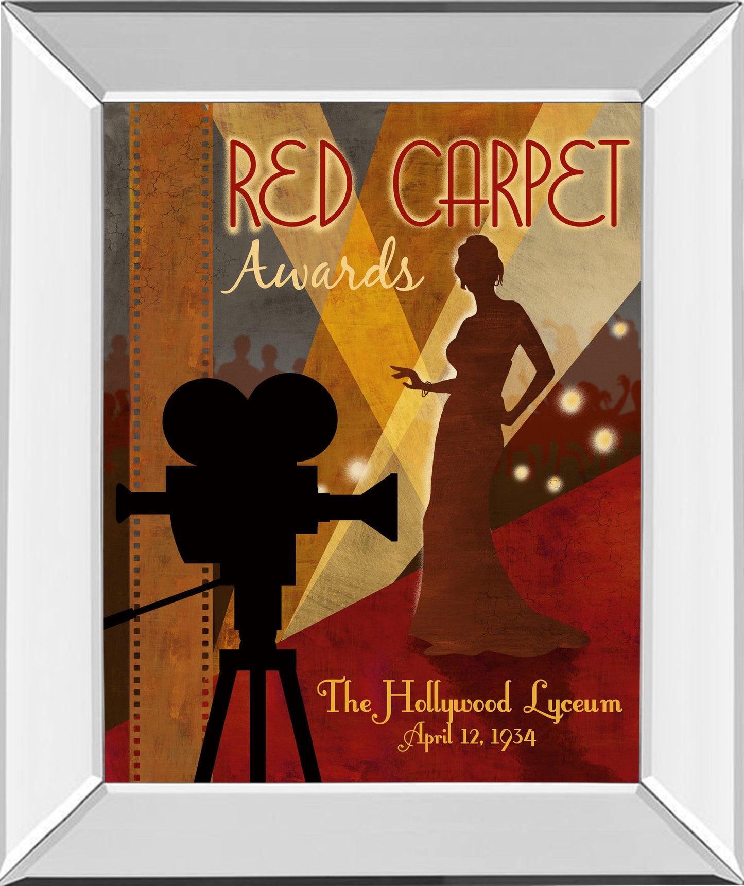 Mirrored Frame Red Carpet Awards By Conrad Knutsen