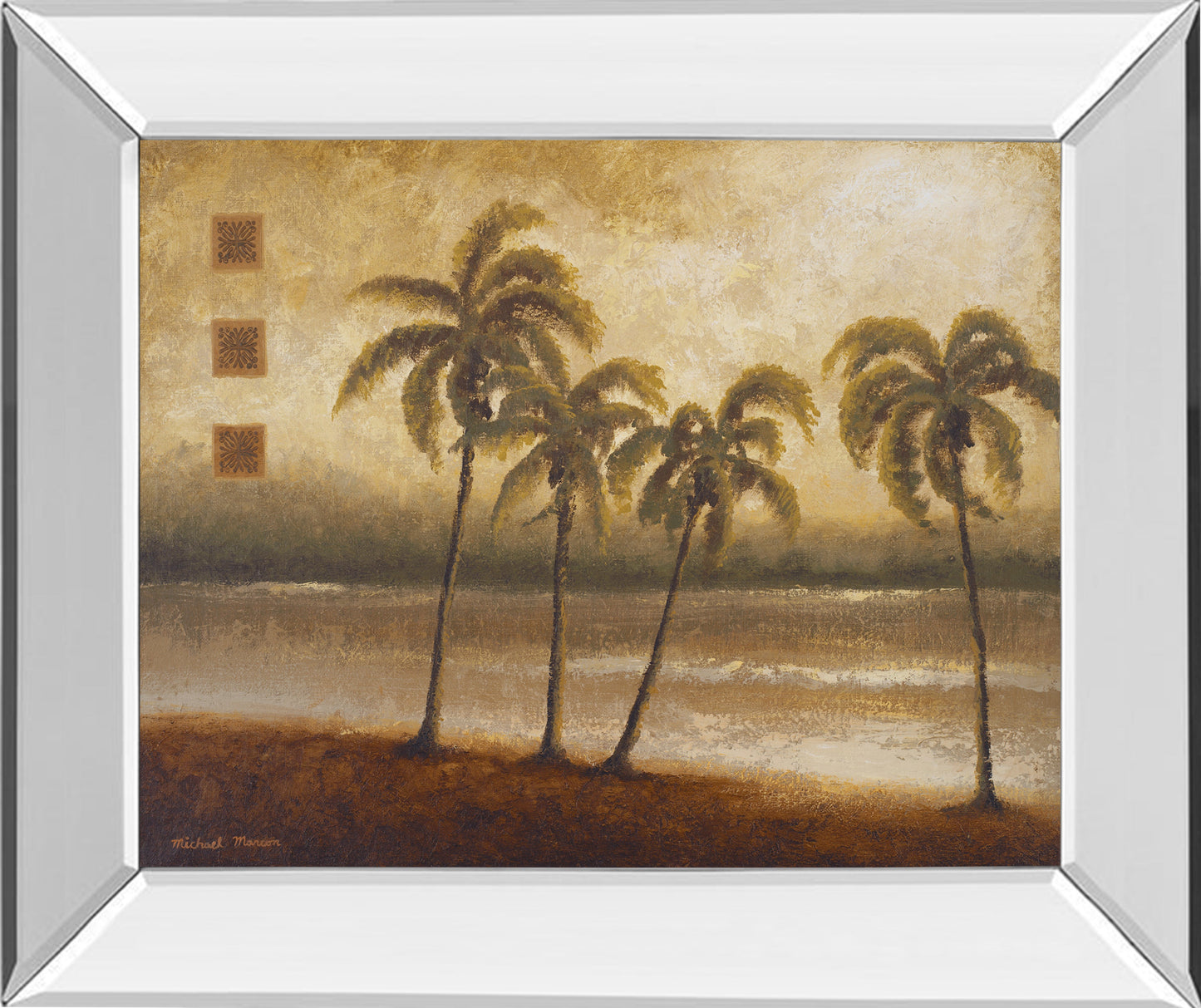 MIRRORED FRAME TROPICAL ESCanadian Art Prints Inc.E I BY MICHAEL MARCON