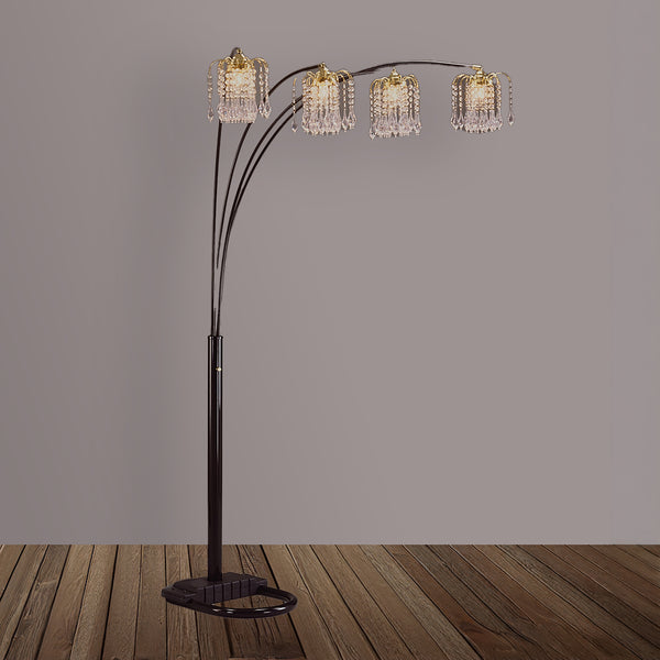 Rain Drop Arc Lamp Black