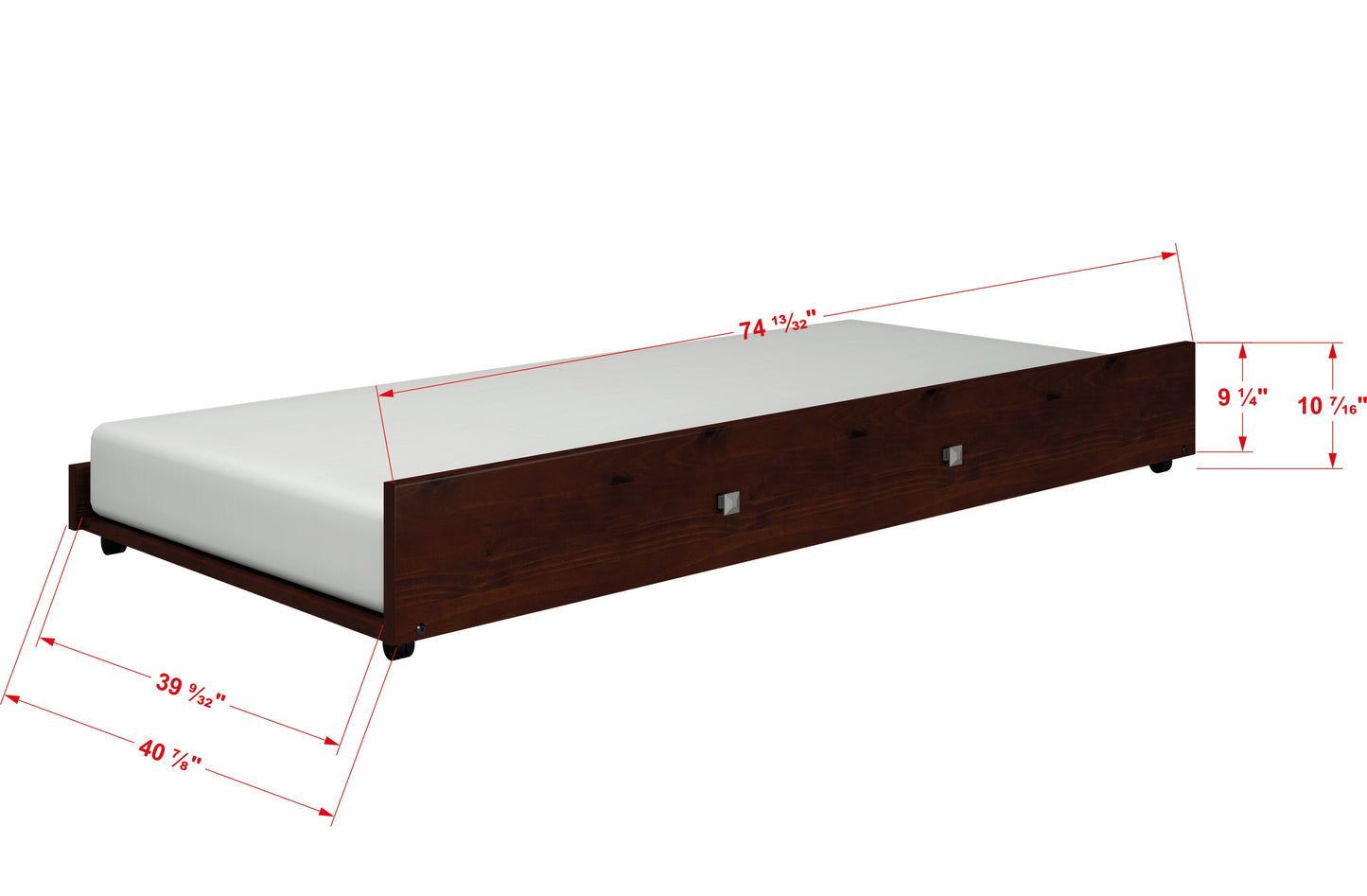 Cappuccino Trundle Bed