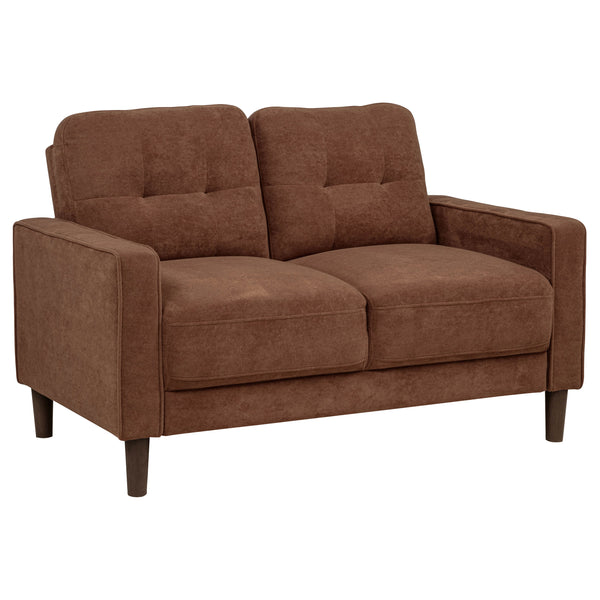 Bowen II Fabric Upholstered Track Arm Loveseat