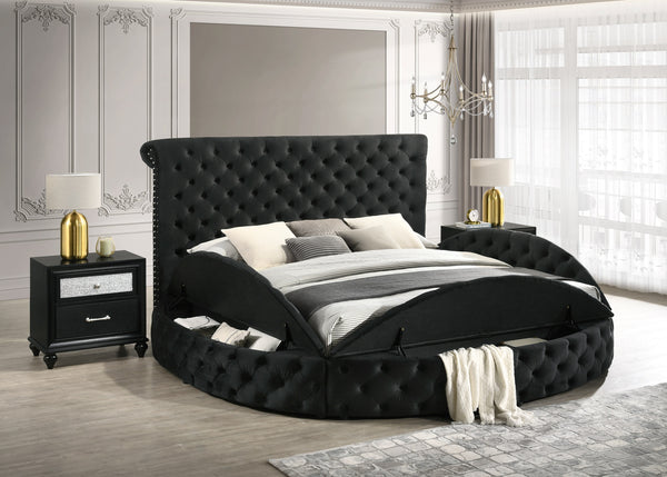 Brigitte Storage Bed Black