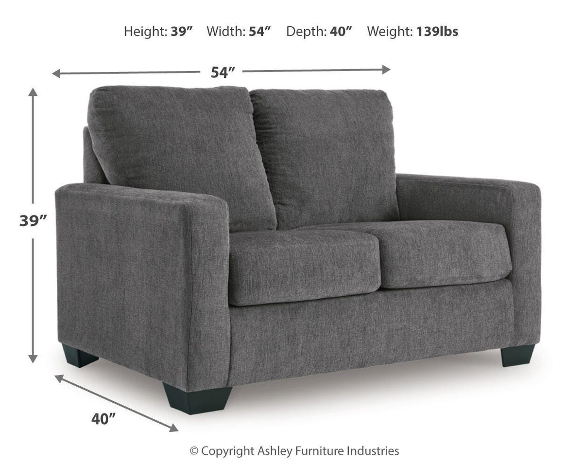 Rannis Twin Sofa Sleeper with Memory Foam Mattress