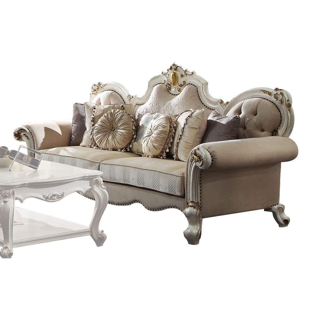 Picardy 93" Sofa with Matching 7 Pillows