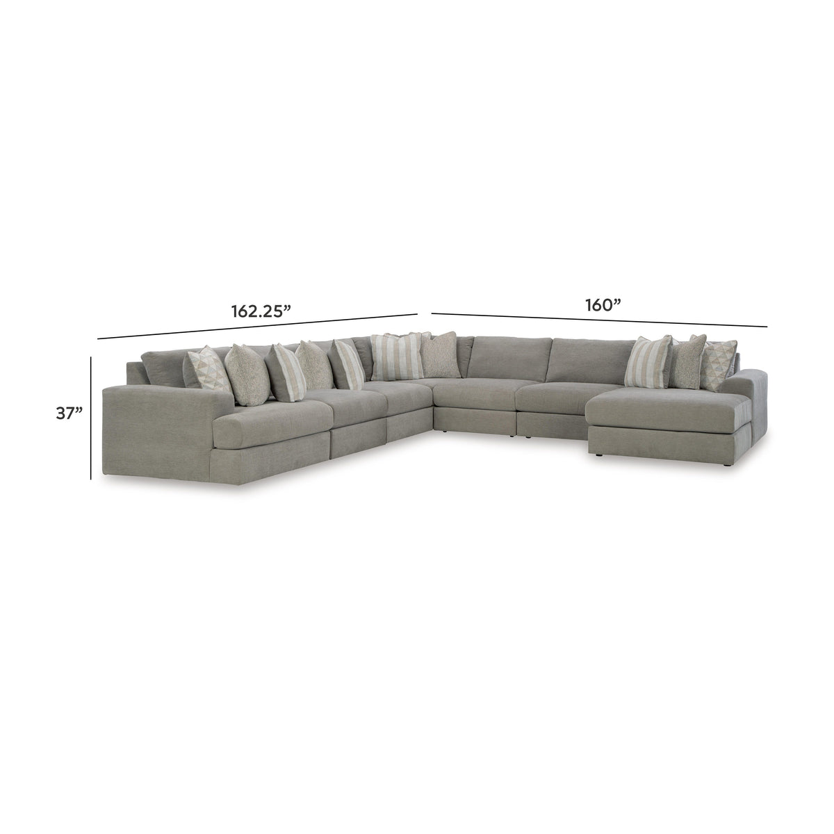 Avaliyah 7-Piece Sectional with Chaise