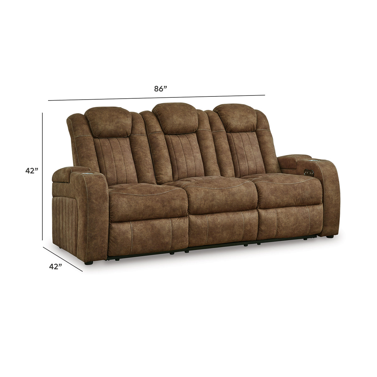 Wolfridge PWR REC Sofa with ADJ Headrest