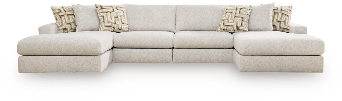 Toliar 4-Piece Double Chaise Sectional
