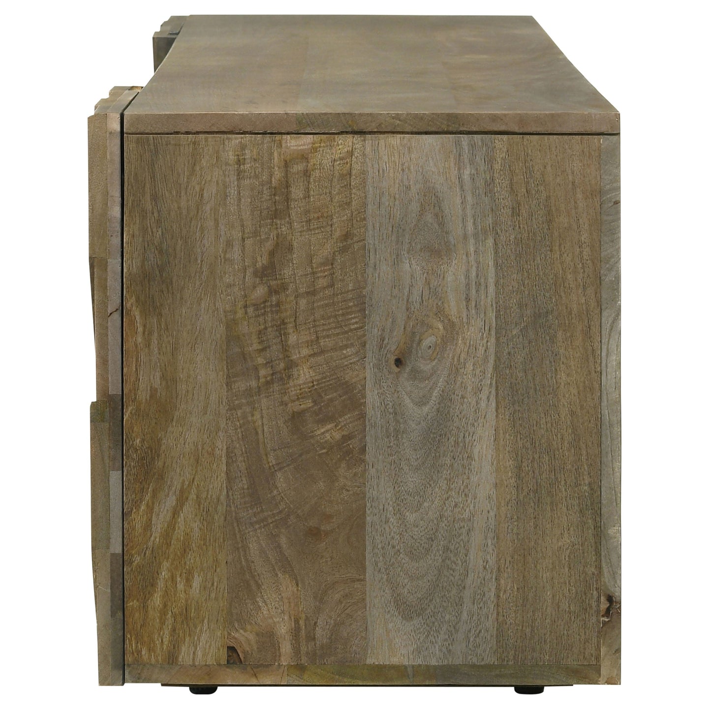 Keese - Mueble para TV de madera con 2 puertas y 70 pulgadas, consola multimedia, color marrón mango